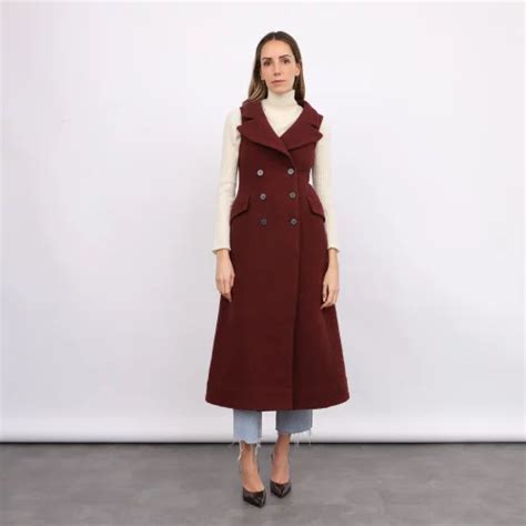 manteau sans manche dior|Manteau de luxe femme .